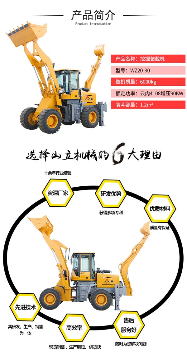 WZ20-30挖掘裝載機